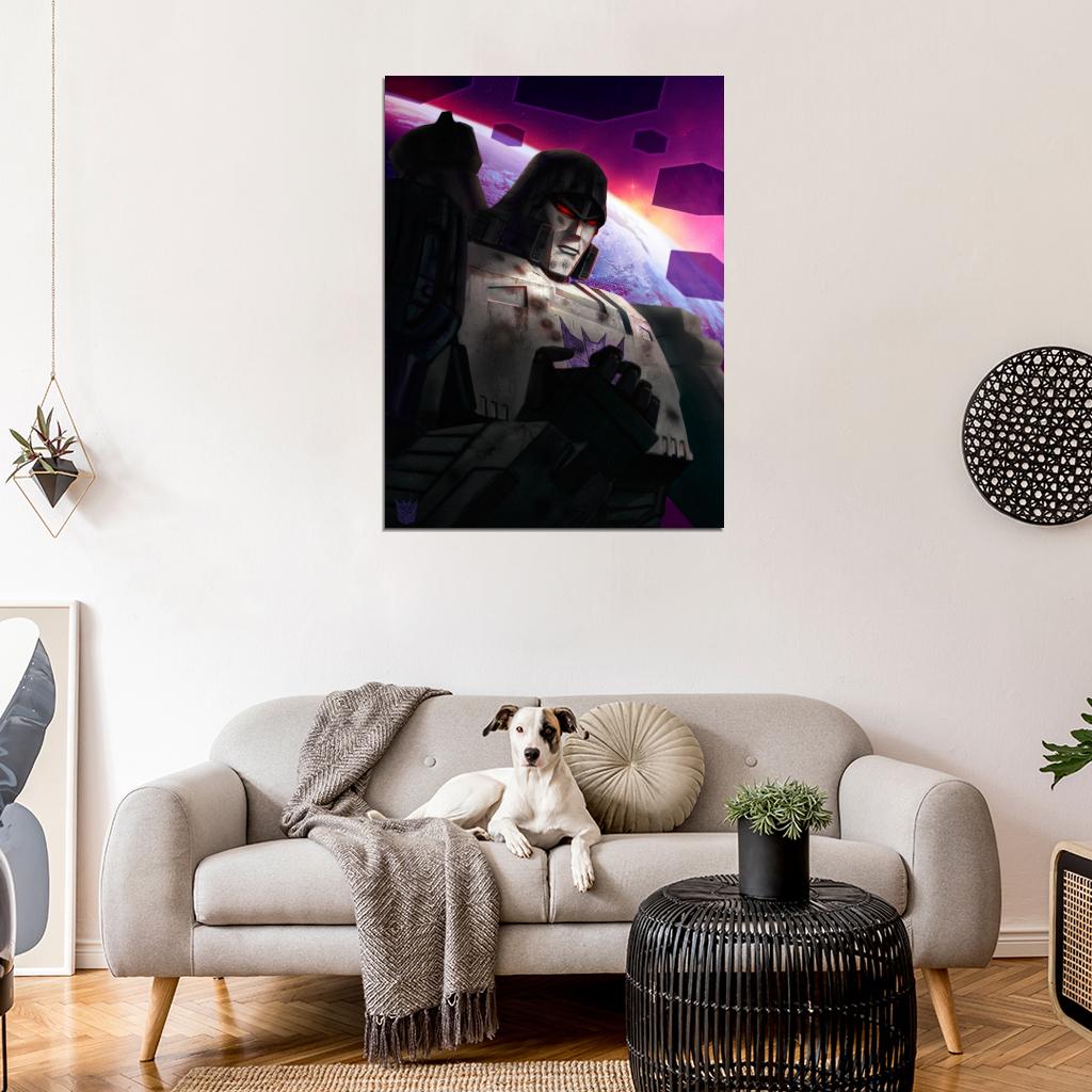 Megatron Transformers Generation 1 Classic Awesome Art Wall Art Print Poster