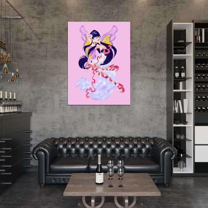 Winx Club Musa Sirenix Beautiful Cartoon TV Series Wall Art Print Poster