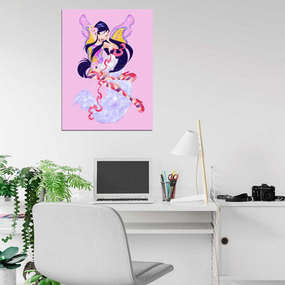 Winx Club Musa Sirenix Beautiful Cartoon TV Series Wall Art Print Poster