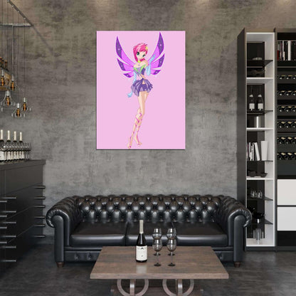Winx Club Tecna Sirenix Beautiful Cartoon TV Series Wall Art Print Poster