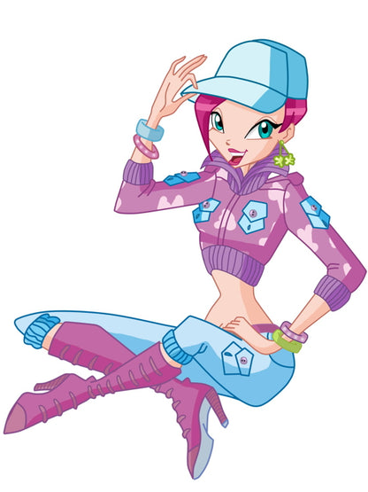 Winx Club Tecna Beautiful Cartoon TV Series Wall Art Print Poster