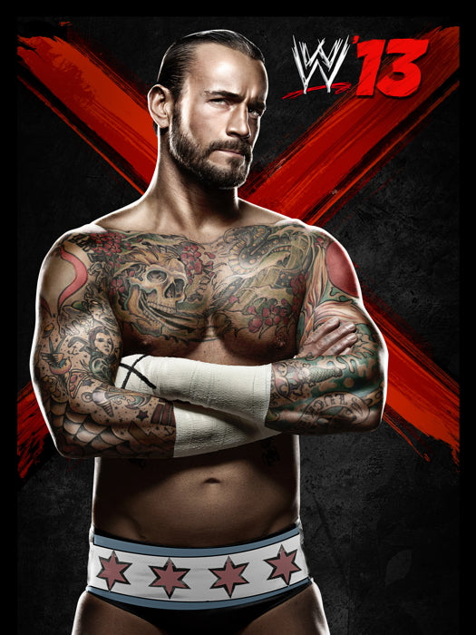 CM Punk Phil Brooks Wrestling Wall Art Print Poster