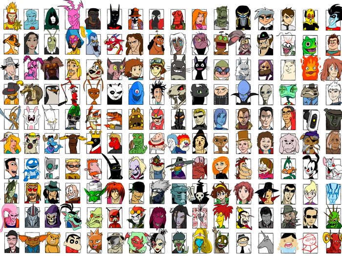 Best Movie Video Game Comics Characters Amazing Art Part 3 Wall Art Print Poster