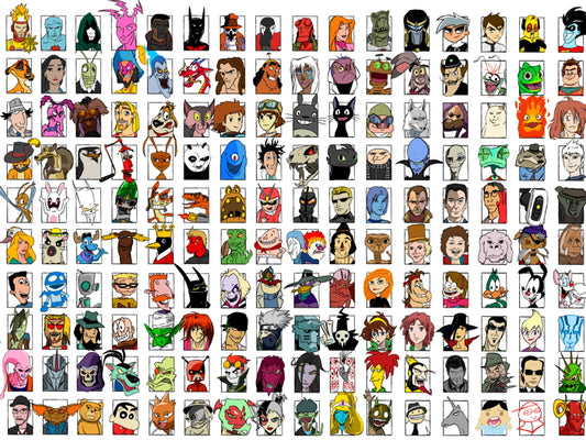 Best Movie Video Game Comics Characters Amazing Art Part 3 Wall Art Print Poster