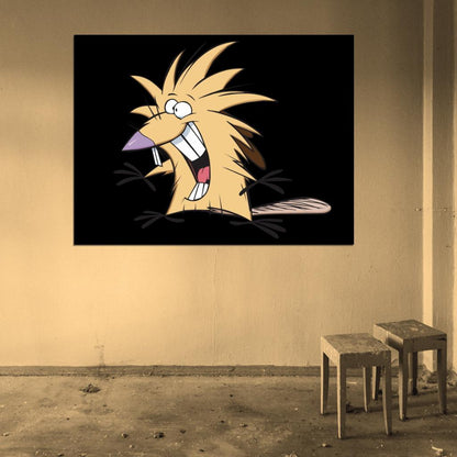 Norbert Foster Beaver The Angry Beavers Cartoon TV Series Cool Art Wall Art Print Poster