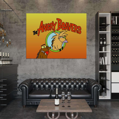 Norbert Daggett The Angry Beavers Cartoon TV Series Cool Art Wall Art Print Poster