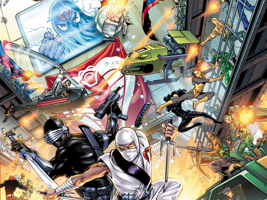 G.I. Joe vs Cobra Battle Amazing Art Wall Art Print Poster