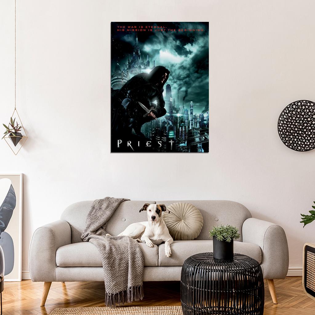 Priest 2011 Movie Paul Bettany Wall Art Print Poster