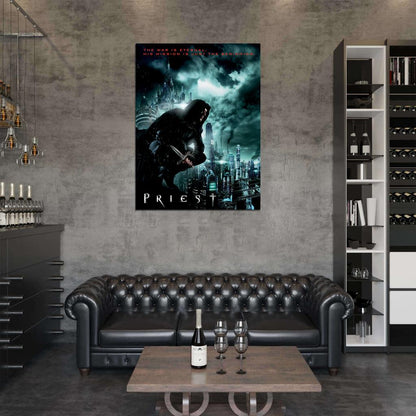 Priest 2011 Movie Paul Bettany Wall Art Print Poster