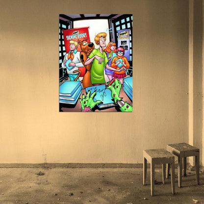 Scooby-Doo Cool Cartoon Art Shaggy Fred Velma Daphne Wall Art Print Poster
