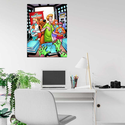 Scooby-Doo Cool Cartoon Art Shaggy Fred Velma Daphne Wall Art Print Poster