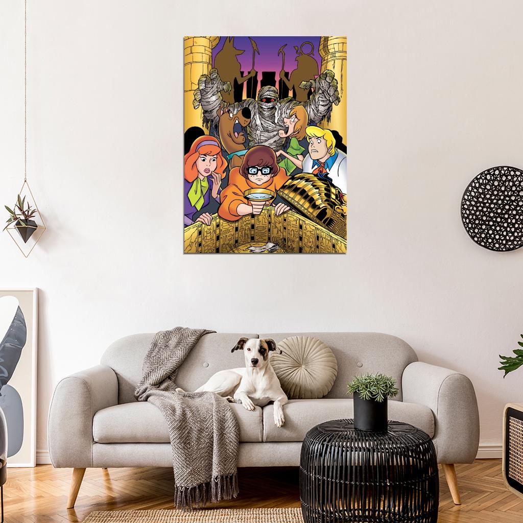 Scooby-Doo! Mummy Cool Cartoon Art Wall Art Print Poster
