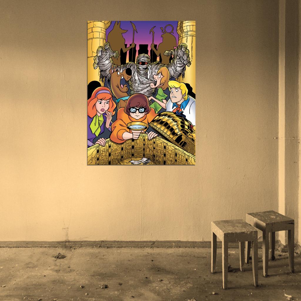 Scooby-Doo! Mummy Cool Cartoon Art Wall Art Print Poster
