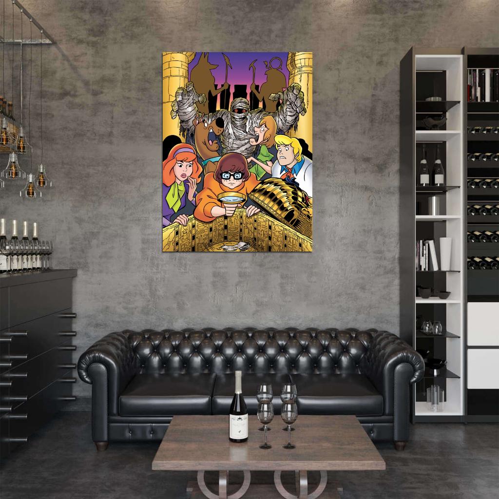 Scooby-Doo! Mummy Cool Cartoon Art Wall Art Print Poster