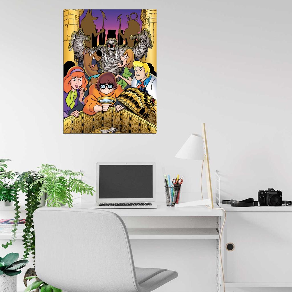 Scooby-Doo! Mummy Cool Cartoon Art Wall Art Print Poster