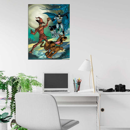 Scooby-Doo! Team-Up Cool Cartoon Art Wall Art Print Poster
