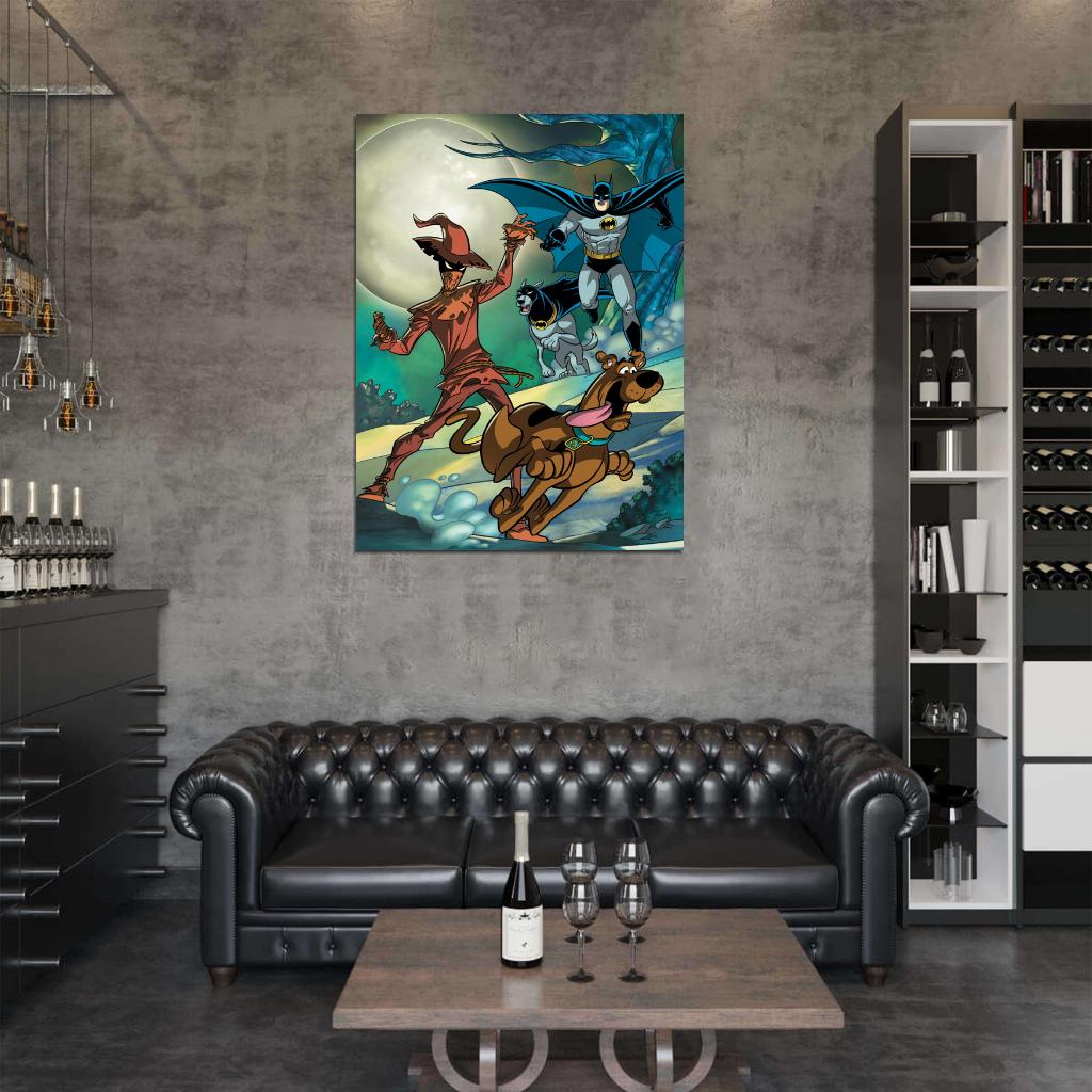 Scooby-Doo! Team-Up Cool Cartoon Art Wall Art Print Poster