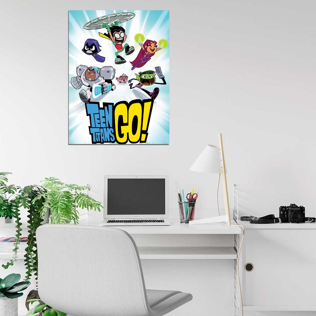 Teen Titans Go! Cartoon TV Series Art Wall Art Print Poster