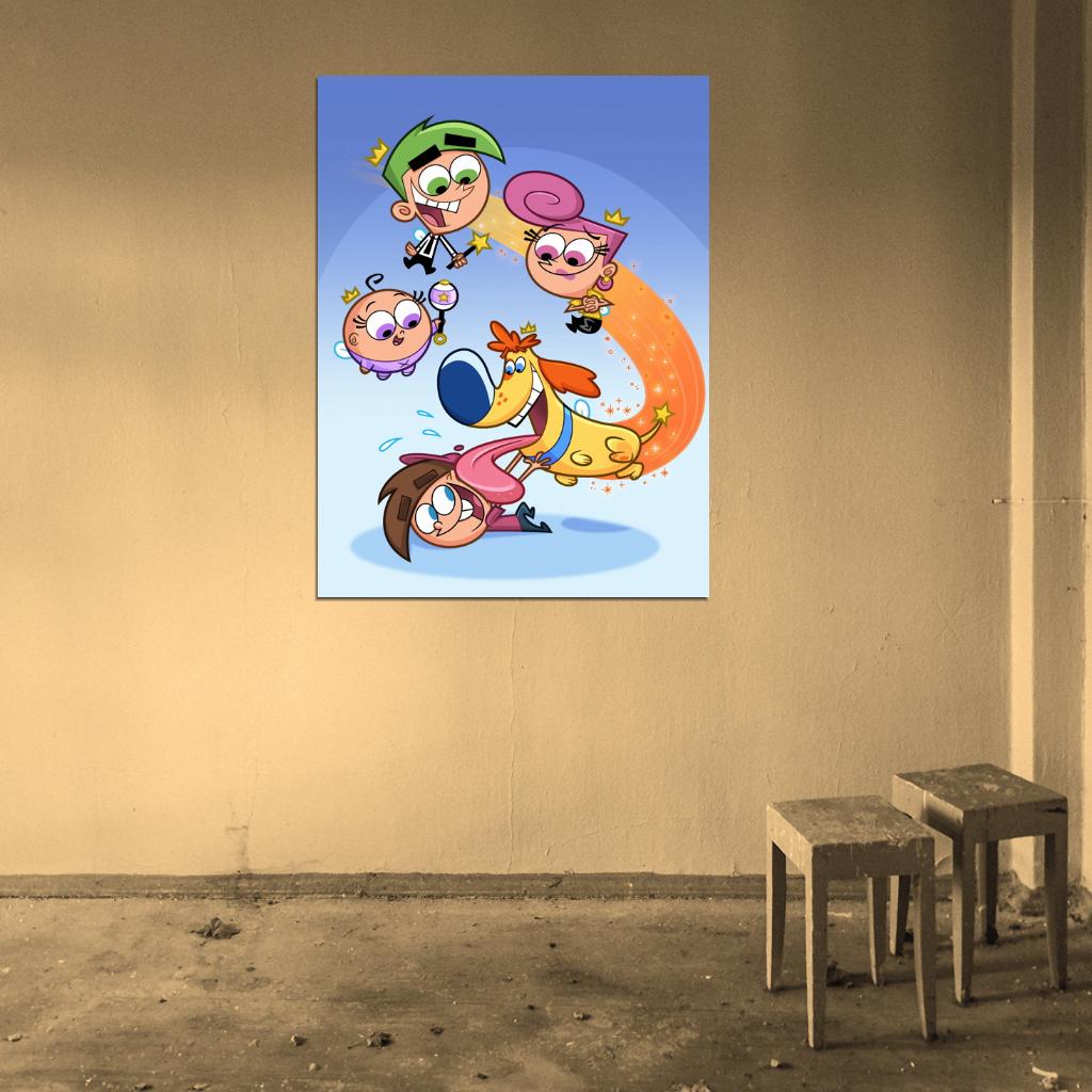 The Fairly OddParents Cartoon TV Series Art Wall Art Print Poster
