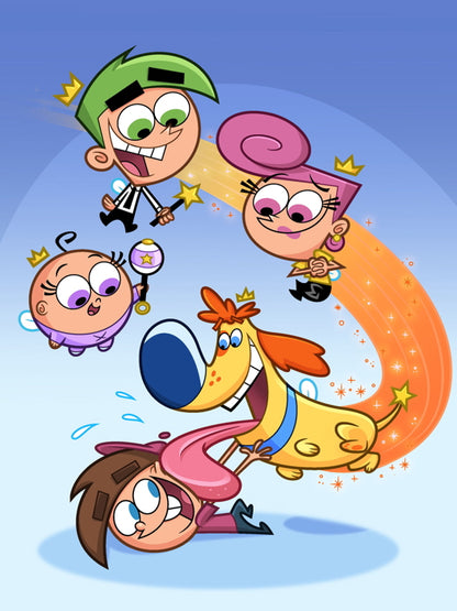 The Fairly OddParents Cartoon TV Series Art Wall Art Print Poster