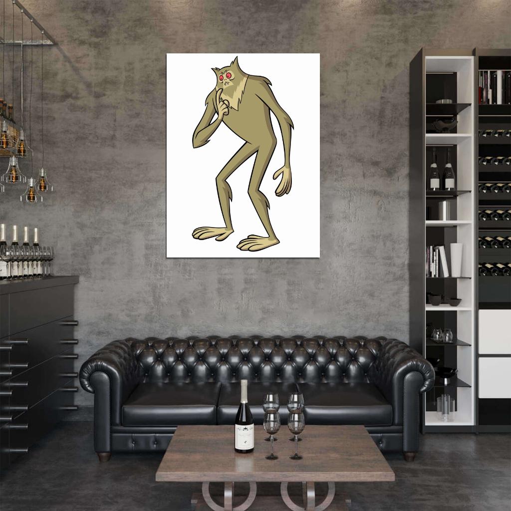 The Secret Saturdays Fiskerton Phantom Gorilla-Cat Cartoon TV Series Art Wall Art Print Poster