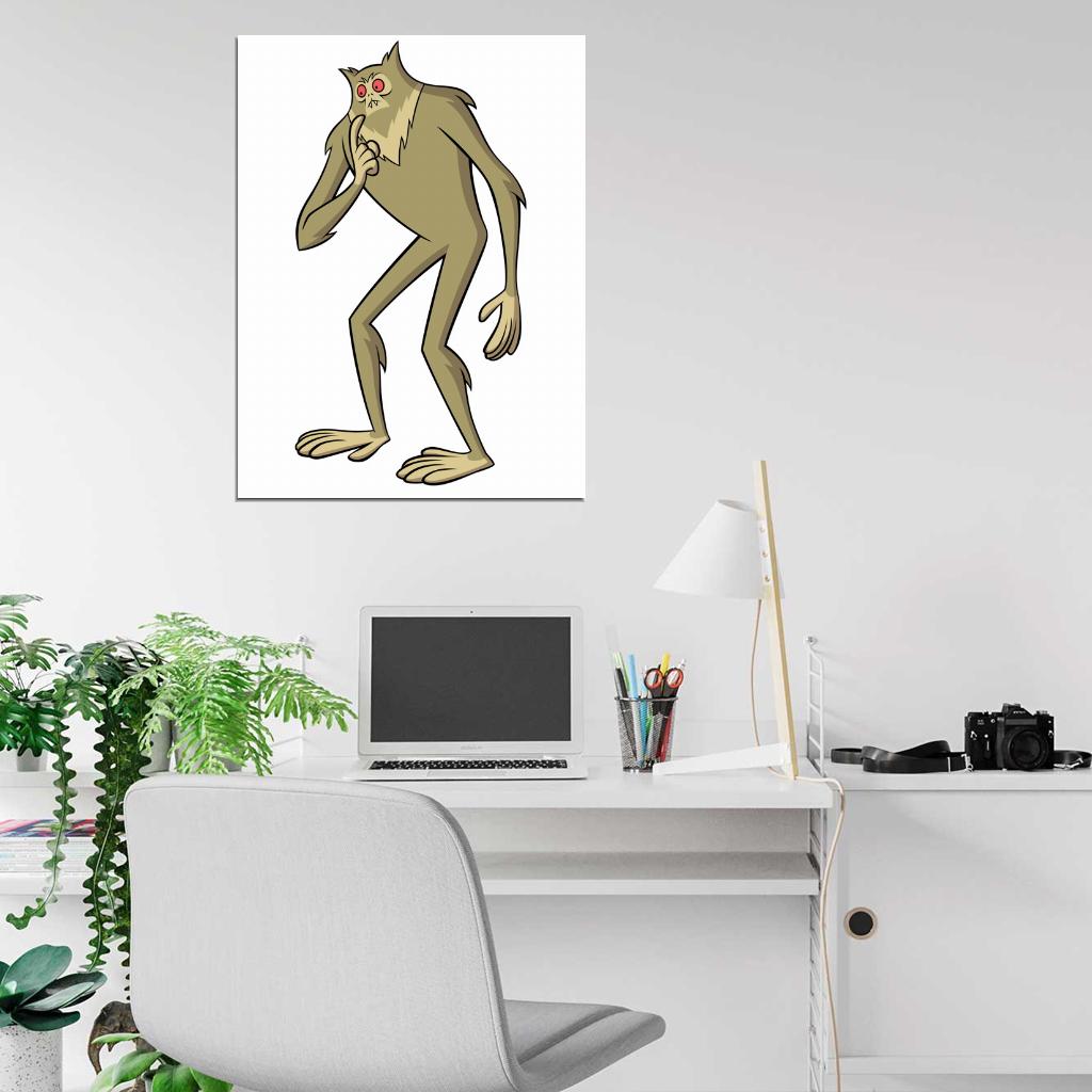 The Secret Saturdays Fiskerton Phantom Gorilla-Cat Cartoon TV Series Art Wall Art Print Poster