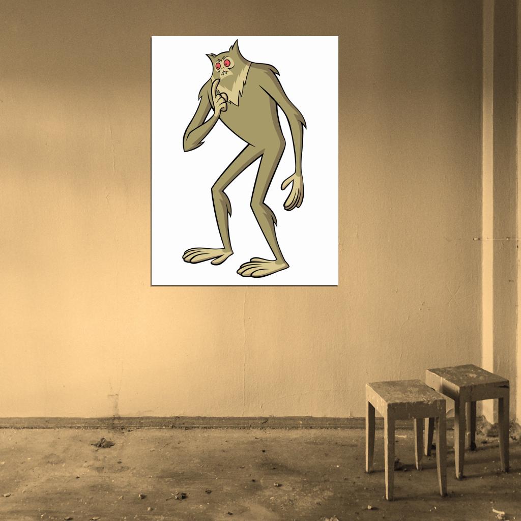 The Secret Saturdays Fiskerton Phantom Gorilla-Cat Cartoon TV Series Art Wall Art Print Poster