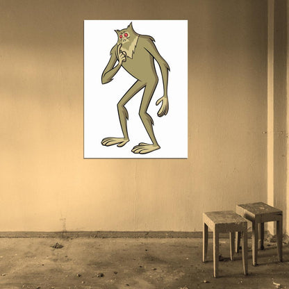 The Secret Saturdays Fiskerton Phantom Gorilla-Cat Cartoon TV Series Art Wall Art Print Poster