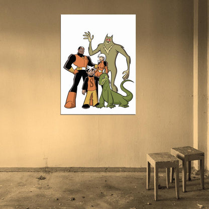 The Secret Saturdays Characters Cartoon TV Series Art Wall Art Print Poster