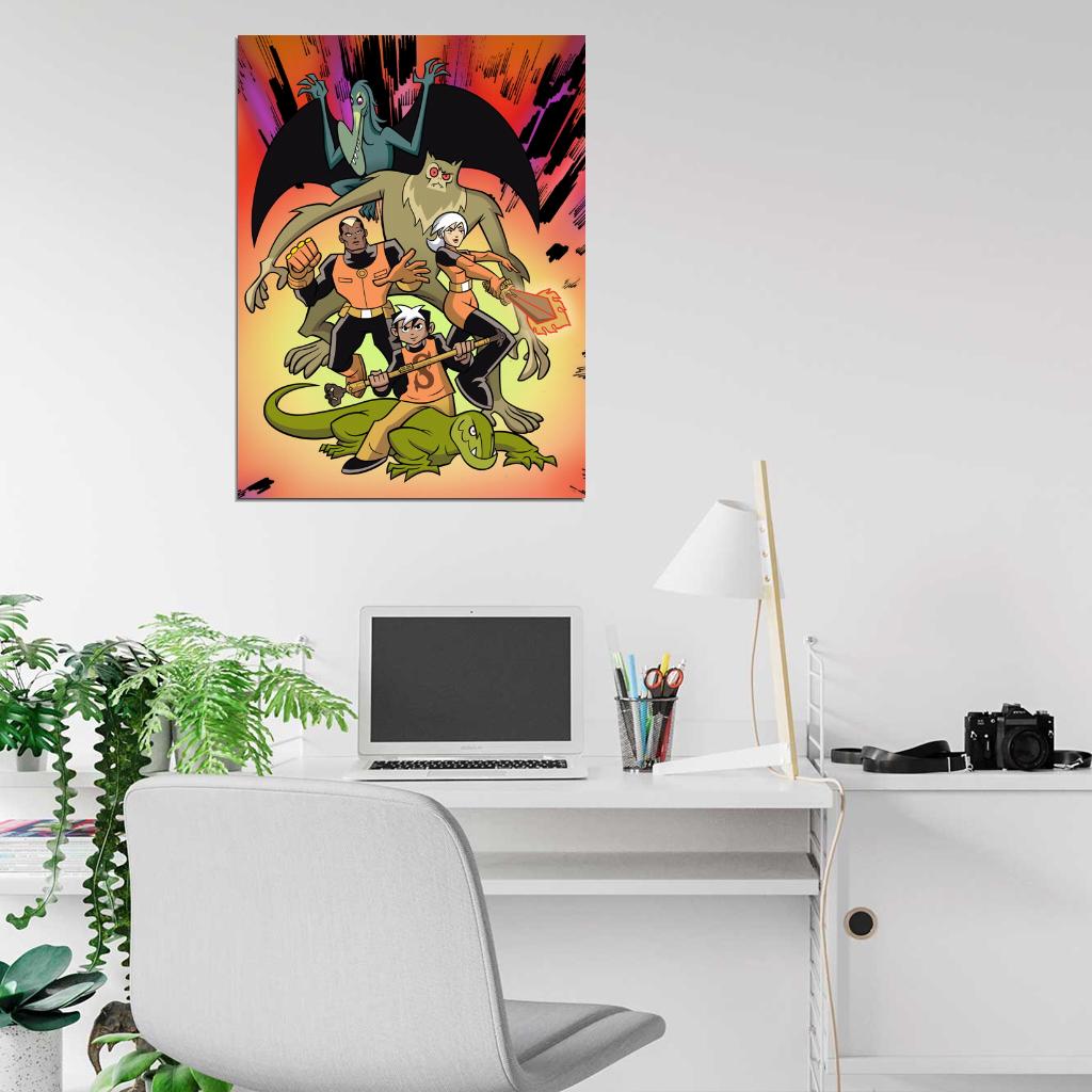 The Secret Saturdays Cartoon TV Series Amazing Art Wall Art Print Poster