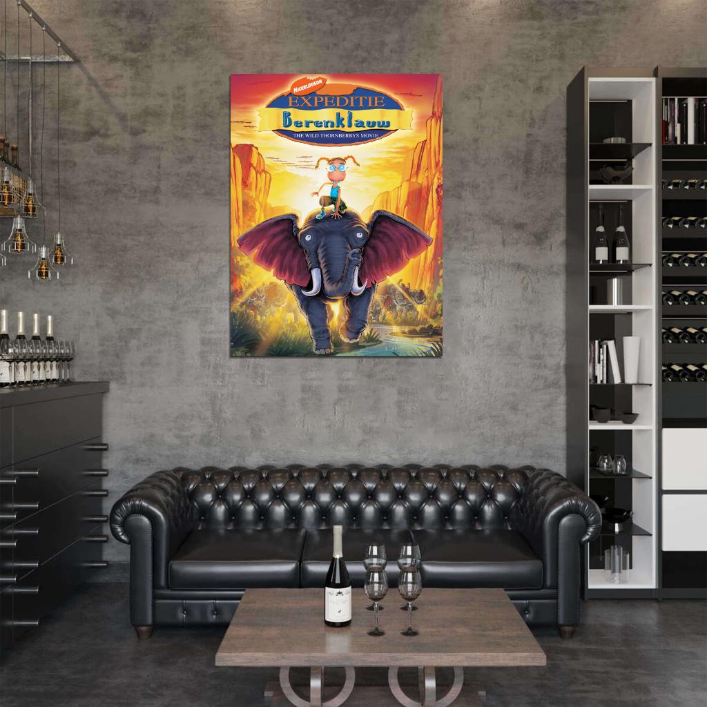 The Wild Thornberrys Movie Eliza Cartoon TV Series Art Wall Art Print Poster