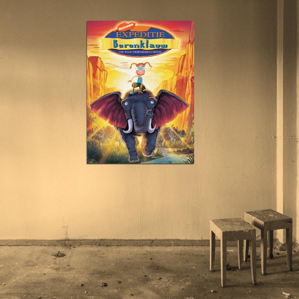 The Wild Thornberrys Movie Eliza Cartoon TV Series Art Wall Art Print Poster