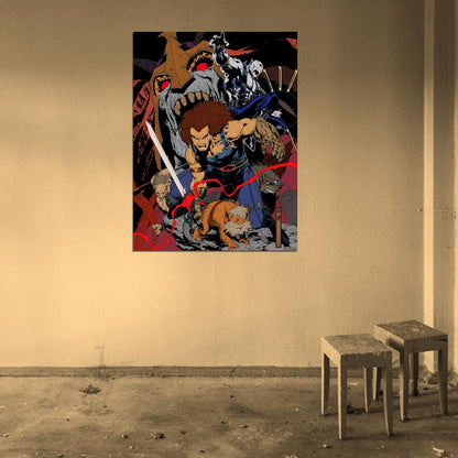 ThunderCats Characters Cartoon TV Series Awesome Art Wall Art Print Poster