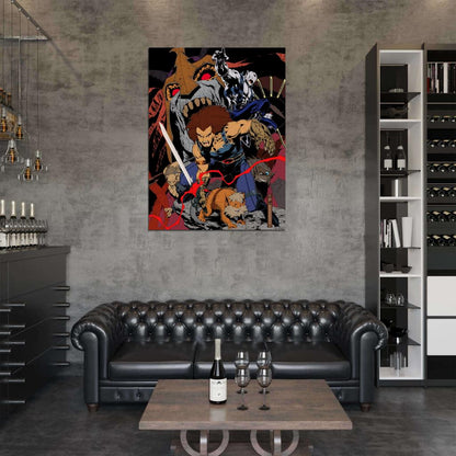 ThunderCats Characters Cartoon TV Series Awesome Art Wall Art Print Poster