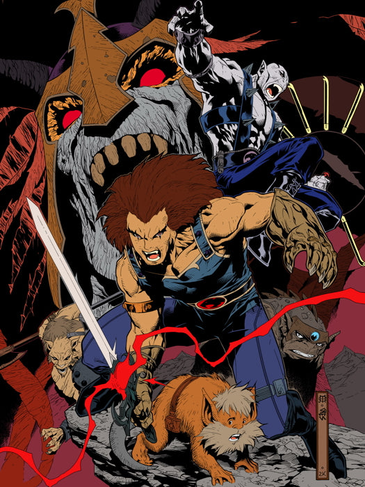 ThunderCats Characters Cartoon TV Series Awesome Art Wall Art Print Poster