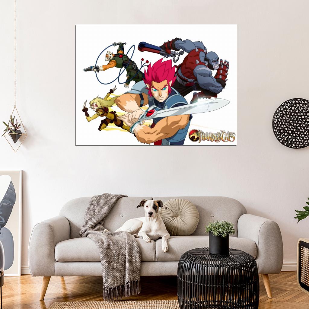 ThunderCats Characters Cartoon TV Series Amazing Art Wall Art Print Poster