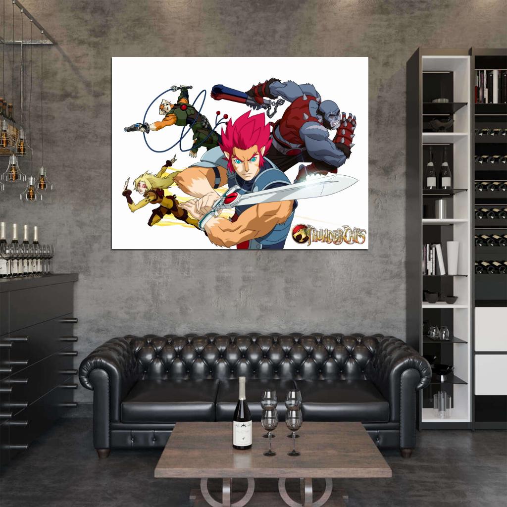 ThunderCats Characters Cartoon TV Series Amazing Art Wall Art Print Poster