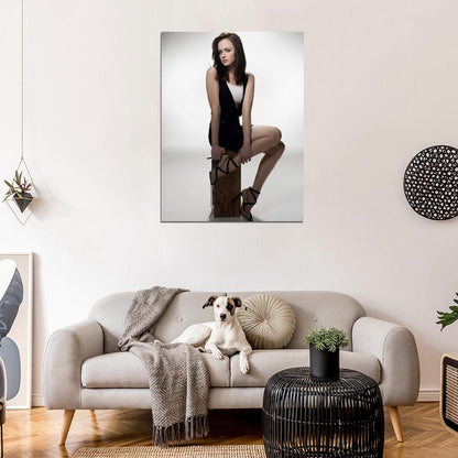 Alexis Bledel Hot Actress Beautiful Model Girl Wall Art Print Poster