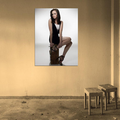 Alexis Bledel Hot Actress Beautiful Model Girl Wall Art Print Poster