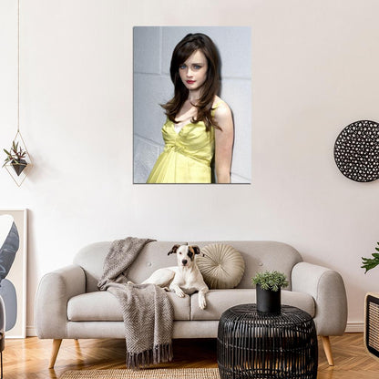 Alexis Bledel Cute Actress Beautiful Model Girl Wall Art Print Poster