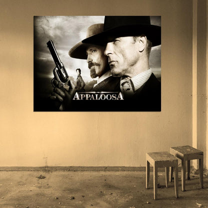 Appaloosa 2008 Movie Western Ed Harris Viggo Mortensen Wall Art Print Poster