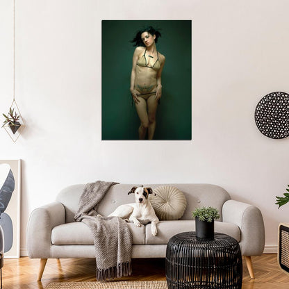 Asia Argento Hot Model Sexy Body Actress Wall Art Print Poster
