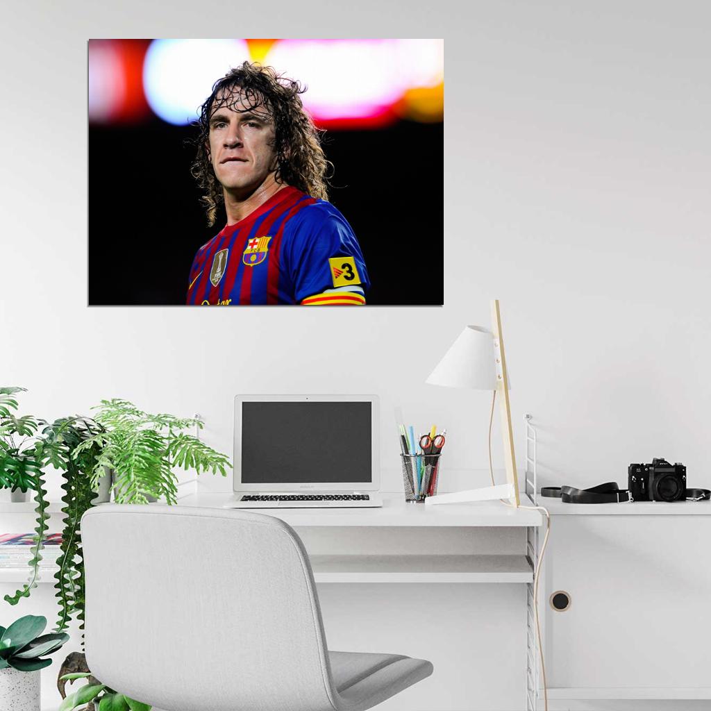 Carles Puyol FC Soccer Football Sport Wall Art Print Poster