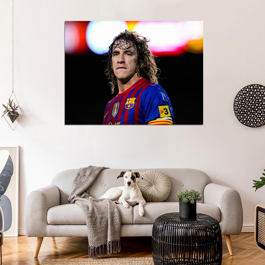 Carles Puyol FC Soccer Football Sport Wall Art Print Poster