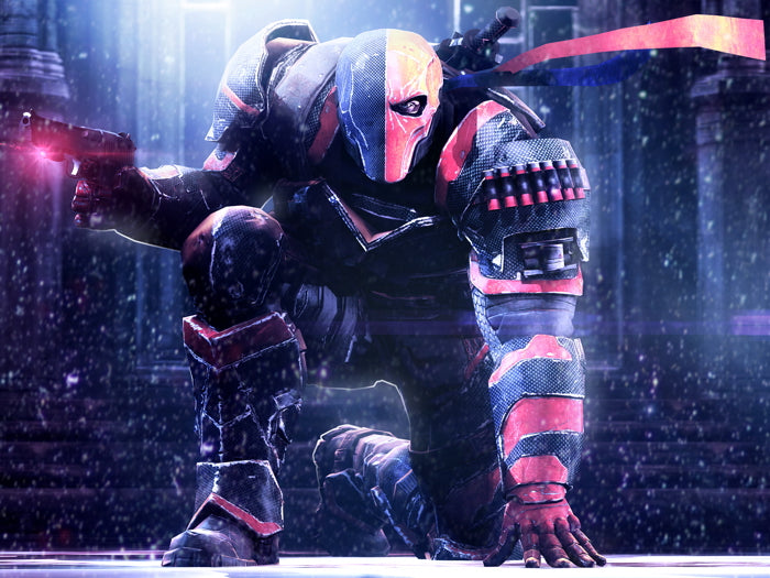 Deathstroke Batman Arkham Origins Video Game Art Wall Art Print Poster
