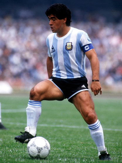 Diego Maradona Argentina Legend Soccer Football Wall Art Print Poster