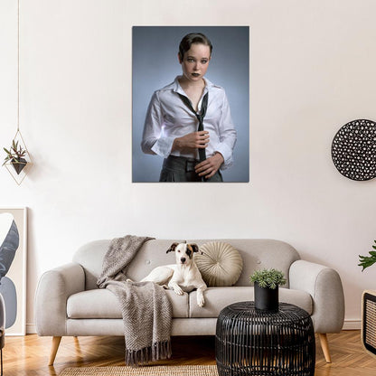 Ellen Page Short Hair Hot Girl Beautiful Actress Wall Art Print Poster