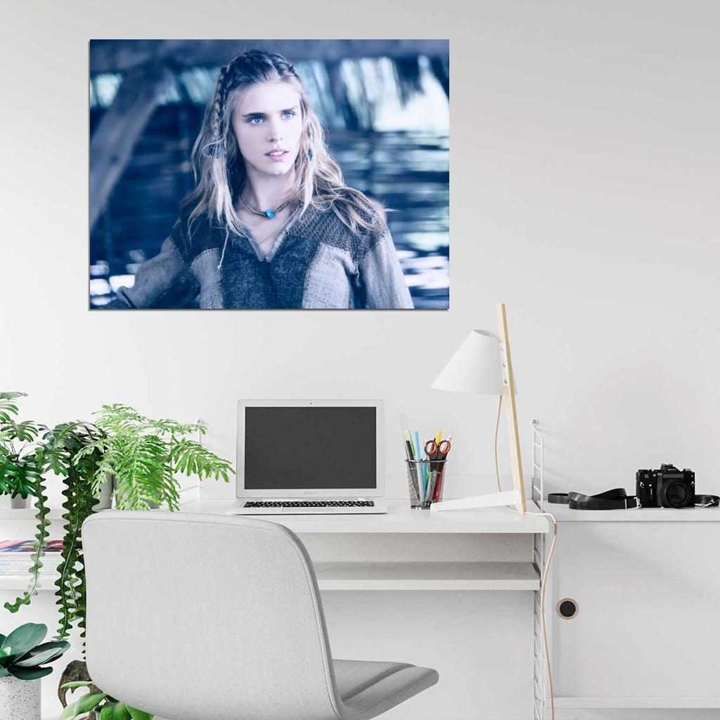 Vikings TV Series Gaia Weiss Porunn Wall Art Print Poster