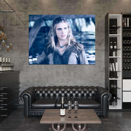 Vikings TV Series Gaia Weiss Porunn Wall Art Print Poster