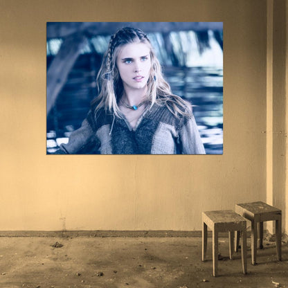 Vikings TV Series Gaia Weiss Porunn Wall Art Print Poster